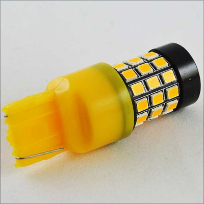 Светодиодная автолампа SLP LED в указатель поворота, цоколь T20(7440)(WY21W) 39-2835 9-30V Жёлтый